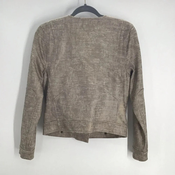 Leo & Sage Moto Style Casual Zip Jacket - Picture 2 of 8